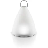 Eva Solo SunLight Bell, Lampe solaire, Lampe solaire, Lampe de table, Lampe de balcon, Verre givré/aluminium/plastique, Petite, 571327