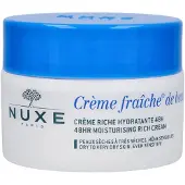 Nuxe Creme Fraiche de Beauté Crème Riche Hydratante - Crème Visage Hydratante Quotidienne - 50ml