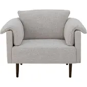 Bloomingville Fauteuil Chesham | Blanc | Polyester | 82057056