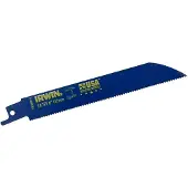 Irwin Lame de scie sabre bi-metal pour metaux réf.: 2 lames 614r longueur:150 mmdenture:14 tpi - pas de 1,8 mm