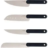 Trebonn Set de couteaux, 4 pièces, 32 cm, noir - | Black Edition
