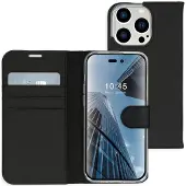 Accezz Étui de télephone Wallet pour Apple iPhone 14 Pro Max - Noir