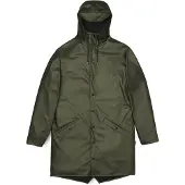 Rains Veste Rains Unisex Long Jacket Evergreen-M