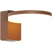 QAZQA Applique murale extérieure moderne brun rouille avec LED IP54 - Esmee