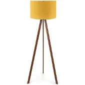 Opviq , AYD-1565, lampadaires, jaune, MDF, 38 x 38 x 140 cm