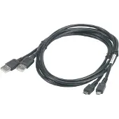 Zebra Micro USB sync cable - Nero