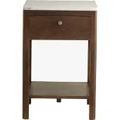 Nordal Table De Chevet A/s Bille-bois/marbre | 6725