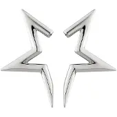Liebeskind berlin Boucles d'oreilles 'Stern' argent