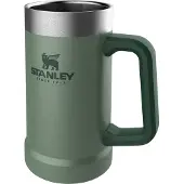 Stanley The Legendary The Stay Chill Beer Stein 24oz, Hammertone Green 10-02874-033 chope de bière thermos, 700 ml
