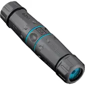 Goobay 44416 Outdoor (IP68) Connecteur de câble réseau, CAT 6A UTP non blindé - étanche à la poussière et à l'eau, bornier pour montage LSA (sans outil)
