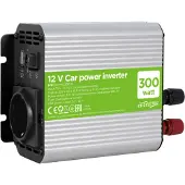 Gembird EG-PWC300-01 adaptateur d'alimentation/inverseur Auto 300 W Gris