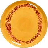 Serax Assiette Plate Serax Feast Tableware By Ottolenghi Yellow Red L 26,5 cm