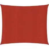 vidaXL Voile d'ombrage 160 g/m² Rouge 2,5x3 m PEHD