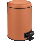 Wenko Pedal spand leman terracotta 3 l, Poubelle, Marron