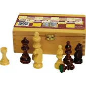 Abbey Pièces de jeu d'échecs 87 mm Noir/blanc 49CL