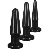 ToyJoy Best Butt Buddies Anal Plug Set 3 Kpl Black
