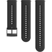 Suunto - Bracelet Silicone 24mm Athletic Charcoal Black S+M en Silicone - Noir