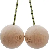 Y&Y VERTICAL - Accessoire de renforcement musculaire - Climbing Balls 8 Cm en Bois - Beige