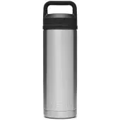 Yeti Rambler Bottle 18oz Chug Cap, Stainless Steel, bouteille isotherme avec bouchon large, 532 ml