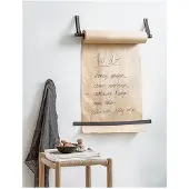 Vt wonen Porte-Rouleau Mural vtwonen avec Papier Black 58 x 7,6 x 7,6 cm