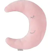Roba Coussin Lune En Peluche Pour Enfant Style - Rose/Mauve - Aide Au Sommeil Et Voyage