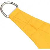 vidaXL Voile de parasol tissu oxford carré 7x7 m jaune