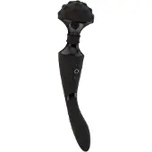 VIVE Shiatsu Vibromasseur Pliable 27 Cm Noir