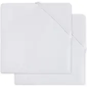 Jollein Drap-Housse Jollein Coton White (2pack)-70 x 140 cm