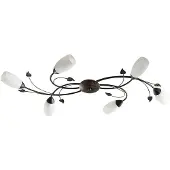 LINDBY - Stefania 6 Plafonnier White/Black-Gold