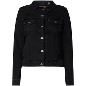 Levi's pour femme. 29945-0070 Original Trucker Jacket noir (S), Casuel, Coton, Manche longue