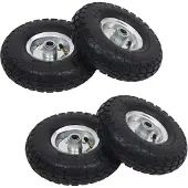 vidaXL Roues de diable 4 pcs. Caoutchouc 4,10 / 3,50 - 4 (260x83)