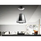 Elica Hotte à lampe Easy IX/F/50 Recyclage de l'air 50cm Acier inoxydable PRF0120354