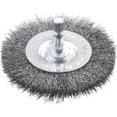 Kwb 607310 Brosse ronde & rotative Roue à rayons 7,5 cm