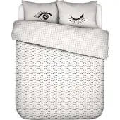 Covers & co Taie d’oreiller Eyecatcher en mélange de coton 132TC