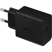 Samsung Super Fast Charging Chargeur 45 W + Câble USB-C 1,8 m Matière Synthétique Noir