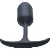 Heavy Hitters Plug Anal Medium avec Poids - Noir