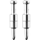 Ouch! Pinces Tétons Magnétiques avec Diamant - Gris