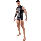 Svenjoyment Underwear - débardeur homme effet harnais poitrine - noir - L