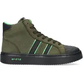 Hip H1943 Baskets Montantes Vert Garçon | Pointure 40