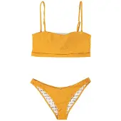 Brunotti Maillot de Bain 2 Pièces Brunotti Women Alexissa Autumn Yellow-Taille 38