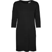 Vero Moda Glory Vipe Aura 3/4 Short Dress Noir XS Femme