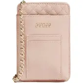 GUESS Femmes, Sac à main, Synthetic Leather, Textile Bag, Pouch Phone, Pink, PW1510P230, Pink, Rose