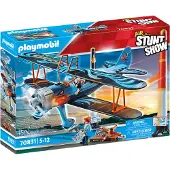 Playmobil Spectacle aérien acrobatique 70831, biplan Phoenix, jouet d'avion avec effets sonores, pour les enfants de 5 ans et plus