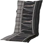 Madison Coussin de Chaise Extérieure Madison Lines Grey (Dossier Bas)