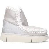 Mou pour femme. MU.FW531002B Bottines en cuir Eskimo 18 bounce argenté, doré (39), 5 à 8 cm, Aucun, Casuel
