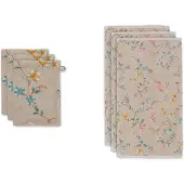 Pip studio Serviette de Bain Pip Studio Les Fleurs Khaki (70 x 140 cm)
