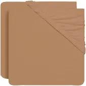 Jollein Drap-Housse Jollein Jersey Biscuit (2pack)-60 x 120 cm
