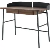 Harto Victor Bureau Stained Oak | Black Lacquer