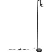 QAZQA Lampadaire moderne noir réglable - Java