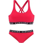 Elbsand Bikini rouge / noir / blanc